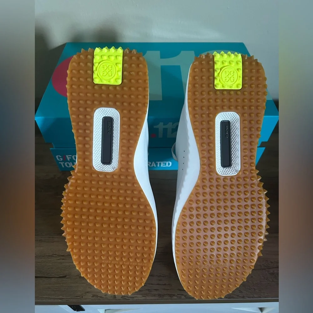 G/FORE Men’s G.112 Golf Shoe-Dune/Gum-Size 9.5 NIB⛳️ - Picture 13 of 14